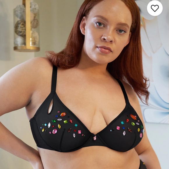 Carnival Unlined Tricot Plunge Bra - Picture 3 of 4